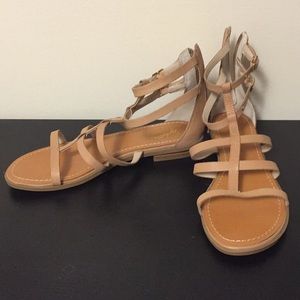 Tan leather sandals